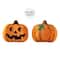 Glitzhome® 15.5"L Fall and Halloween Fabric Double Sided Pumpkin Pillow